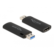 DELOCK HDMI video felvevő stick A-típusú USB kábel és adapter