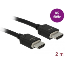 DELOCK High Speed HDMI 48Gbps 8K 60Hz 2m cable Black kábel és adapter