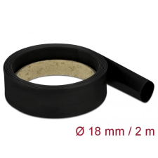 DELOCK hőre zsugorodó cső 2m x 18mm fekete (18984) (delock18984) villanyszerelés