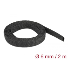 DELOCK hőre zsugorodó cső 2m x 6mm fekete (20791) (delock20791) villanyszerelés