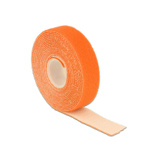 DELOCK Hurkolható rögzítok, 3 m x 20 mm (H x Sz) tekercs, narancssárga villanyszerelés