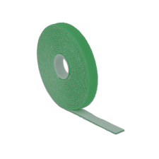 DELOCK Hurkolható rögzítok, 5 m x 13 mm (H x Sz) tekercs, zöld villanyszerelés
