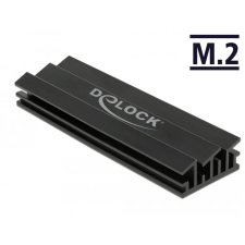  Delock Hűtőborda 70 mm-es, M.2 modulhoz, fekete kábel és adapter