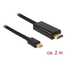 DELOCK Kábel - 83699 (Mini Displayport 1.1 -&gt; HDMI, apa/apa, 2m) kábel és adapter
