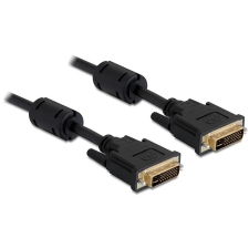 DELOCK kábel, DVI 24+5 apa > apa, 2 m kábel és adapter