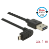 DELOCK Kábel, EASY-USB 2.0-s A-típusú csatlakozódugó > EASY-USB 2.0-s Micro-B típusú csatlakozódugó,