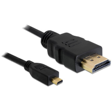 DELOCK kábel HDMI-A male to HDMI micro-D male, 2m audió/videó kellék, kábel és adapter