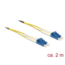 DELOCK Kábel, optikai szálas LC &gt; LC egyszeres OS2, 2 m egyéb hálózati eszköz