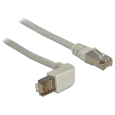 DELOCK kábel RJ45 Cat.6 SSTP szögletes / egyenes 0,5 m kábel és adapter