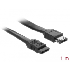 DELOCK Kábel SATA 3 Gb/s hüvely > eSATA hüvely 1 m fekete kábel és adapter