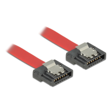 DELOCK kábel SATA FLEXI 6 Gb/s 50 cm vörös fém kábel és adapter
