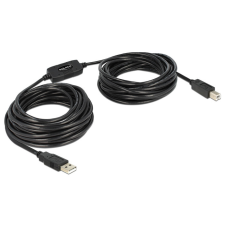 DELOCK Kábel USB 2.0 A típusú dugó &gt; USB 2.0 B típusú dugó 11 m kábel és adapter