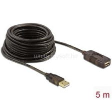 DELOCK kábel USB 2.0 hosszabbító, aktív 5m (DL82308) kábel és adapter