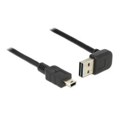 DELOCK Kábel USB-A típusú csatlakozódugó > USB Mini-B 1m (83543) (d83543) kábel és adapter