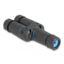 Delock Kábelcsatlakoztató RJ45 anya 2 x RJ45 anya Cat.6A vízhatlan egyéb hálózati eszköz