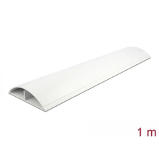 DELOCK Kábelcsatorna 119 x 26 mm - hossza 1 m, fehér (20708) (20708) asztali számítógép kellék