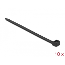 DELOCK Kábelkötegelő 500 x 8,8 mm (H x Sz), 10 darab fekete villanyszerelés