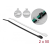 DELOCK Kábelkötegelő lapos fejrésszel hossza 280 mm szélessége 3,6 mm, 100 db.