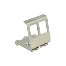 DELOCK keystone DIN-sín panel fém 2 port (86255) villanyszerelés