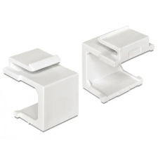 DELOCK Keystone fedél, fehér kábel és adapter