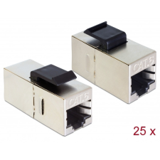 DELOCK Keystone modul, RJ45-aljzat &gt; RJ45-aljzat, Cat.6 kisméretű 25 db.-os egyéb hálózati eszköz