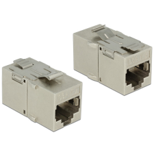 DELOCK Keystone modul, RJ45-aljzat > RJ45-aljzat, Cat.6A fém egyéb hálózati eszköz