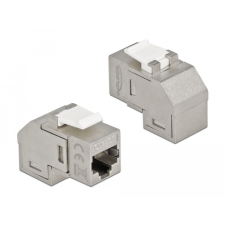 DELOCK Keystone modul, RJ45-aljzat - RJ45-aljzat, Cat.6A, 90 fokos szögű egyéb hálózati eszköz