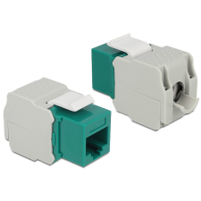  Delock Keystone modul zöld színű RJ45 aljzat - LSA CAT.6 UTP csatlakozókkal egyéb hálózati eszköz