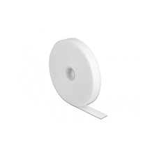 DELOCK Klettband auf Rolle L 10 m x B 20 mm weiß (18382) asztali számítógép kellék