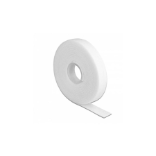 DELOCK Klettband auf Rolle L 3 m x B 13 mm weiß (18376) asztali számítógép kellék