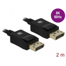 DELOCK Koaxiális DisplayPort kábel 8K 60 Hz 2 m (85301) (85301) kábel és adapter