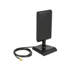 DELOCK LTE Antenna SMA sáv 1/3/7/20 2 ~ 4 dBi irányított SMA antenna közös állvánnyal Fekete egyéb hálózati eszköz