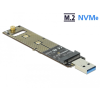 DELOCK M.2 NVMe PCIe SSD átalakító USB 3.1 Gen 2-vel