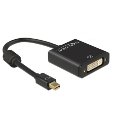DELOCK mini Displayport 1.2 male &gt; DVI-D (Dual Link) female 4K Active Adapter Black kábel és adapter