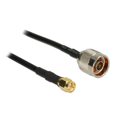 DELOCK N dugó > SMA dugó CFD200 antenna kábel 15 m (89516) (DE89516) kábel és adapter