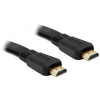  Delock nagy sebességű HDMI Ethernet kábel - A apa/apa 2,0m lapos