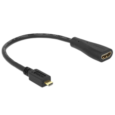  Delock nagy sebességű HDMI kábel Ethernettel - micro D apa &gt; A anya kábel és adapter