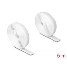 DELOCK nagy teherbírású öntapadós szalag 5m x 20mm fehér (20919) (del20919) asztali számítógép kellék