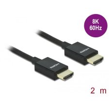 DELOCK Nagysebességű HDMI kábel 48 Gbps 8K 60 Hz 2m fekete (85385) (d85385) kábel és adapter