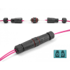  Delock optikai szálas kábel csatlakozó LC duplex anya LC duplex anya OM3 vízálló
