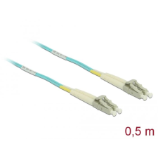 DELOCK optikai szálas LC > LC többszörös OM3 kábel 0,5m (86549) (DE86549) kábel és adapter