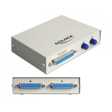 DELOCK Párhuzamos kapcsoló, Sub-D 25 pin 2-portos, kézi egyéb hálózati eszköz