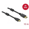 DELOCK Passzív DisplayPort 1.2 - HDMI kábel 4K 30 Hz 10 méter hosszú
