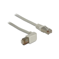 DELOCK Patchkabel gewinkelt RJ45 S/FTP Cat5e 2.00m grau (83516) kábel és adapter