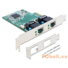 DELOCK PCI Express kártya > 2 x Gigabit LAN hálózati kártya