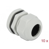 DELOCK PG25 tömszelence 10 db. szürke
