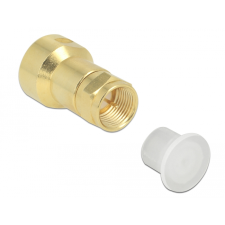 DELOCK Porvédő F dugóhoz - Áttetsző (10 db) (60164) asztali számítógép kellék