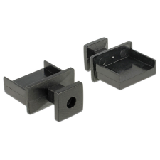  Delock Porvédo USB-A típusú kimenethez fogantyúval 10 db fekete egyéb hálózati eszköz