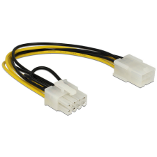 DELOCK Power Cable PCI Express 6 pin female &gt; PCI Express 8 pin male 20cm kábel és adapter