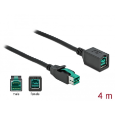 DELOCK PoweredUSB bővítőkábel 12 V 4 m kábel és adapter
